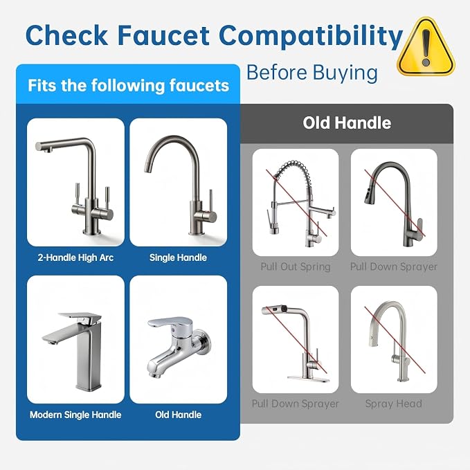 Faucet Water Filter, LED Display Faucet Top Water Filter - Image 7