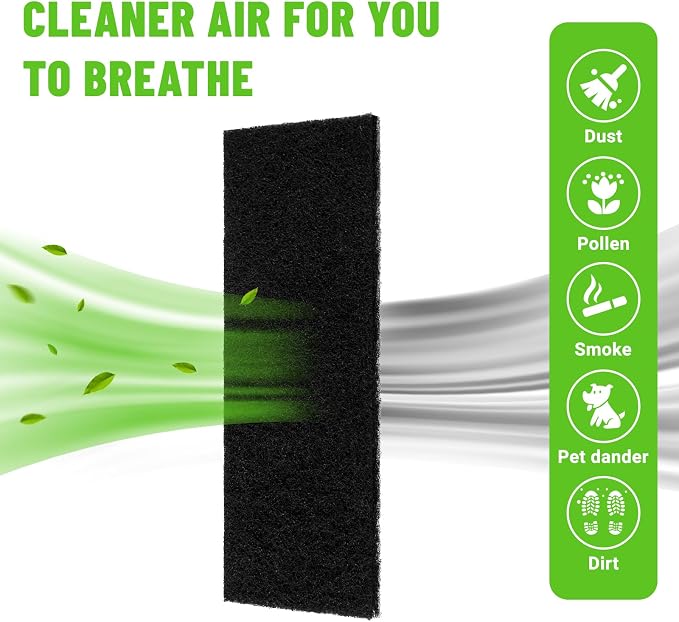 4"x12" Activated Carbon Air Vent Filters - Image 2