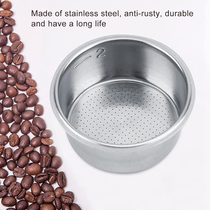 Coffee Filters Basket, Stainless Steel Coffee Filter Fit Reusable Basket - Image 7