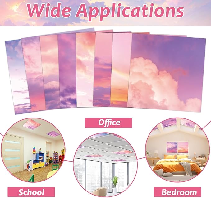 8 Pcs Fluorescent Light Covers - Image 4