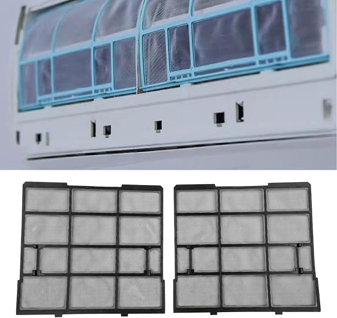 2 Pack Air Conditioner Filter Accessories, Indoor Unit Hanging Dust Screen - Image 4