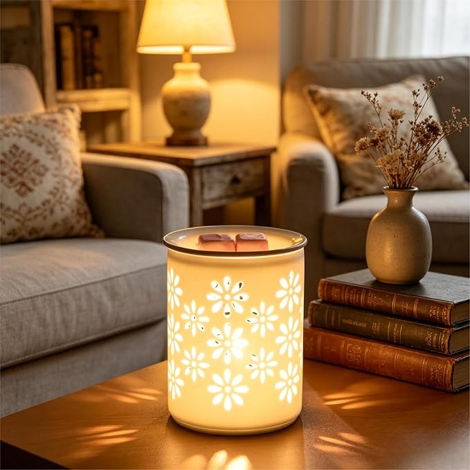 Dicimi Candle Warmer Lamp with Timer, 2-in-1 Wax Melt Warmer and Night Light - Image 4