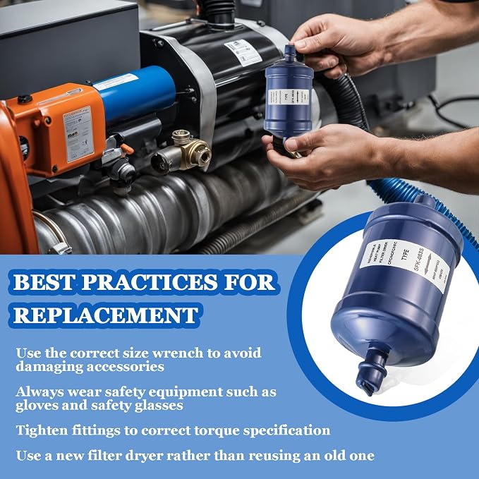 BOJACK Refrigerant Filter Drier Bi-Flow Liquid Line SFK-083S 3/8" Sweat Filter - Image 3