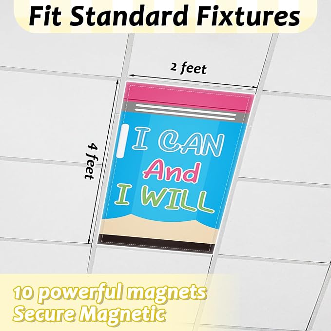 8 Pcs Fluorescent Light Covers - Image 4