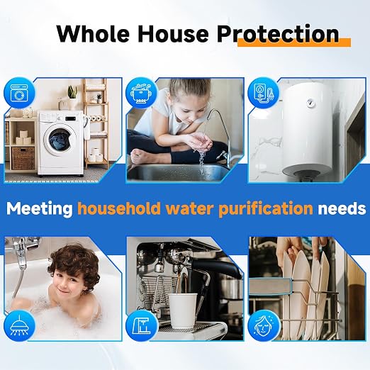 PUREPLUS Whole House Water Filter Housing, Pre-Filtration System, - Image 2