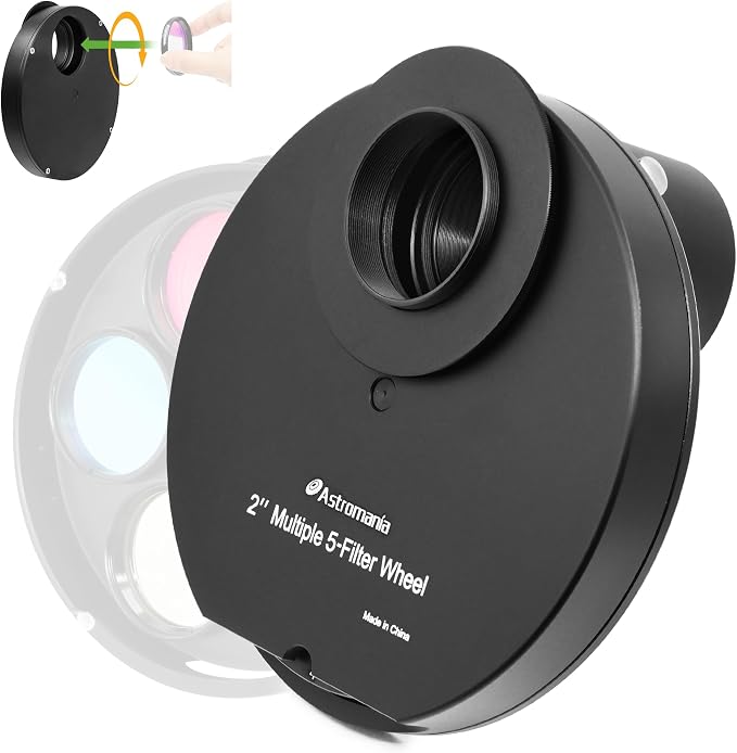 Astromania Telescope Filter Wheel Holder, Filter Wheel Drawer Compatible by AstromaniaOptics