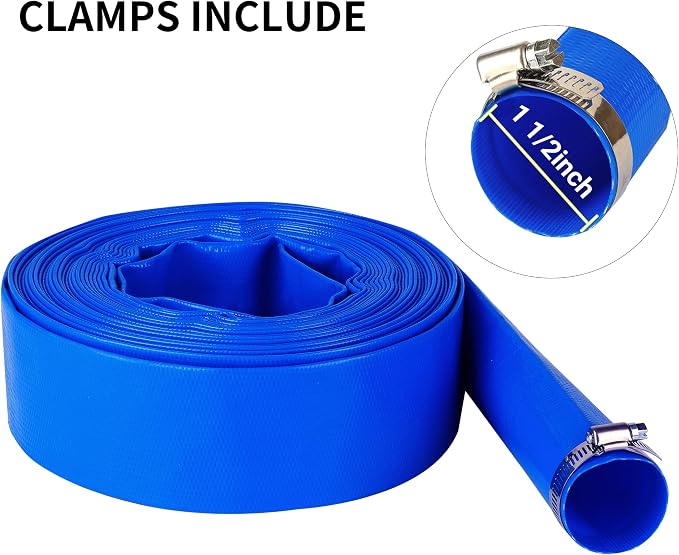 1-1/2" x 50 FT Pool Backwash Hose, - Image 3