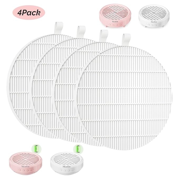 MelodySusie SProR Nail Dust Collector Replacement Filter, 4 Pack Reusable Dust - Image 3