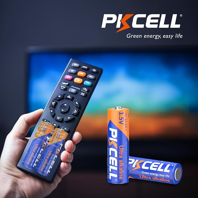 PKCELL 52 Counts Alkaline Battery Variety Pack, 16 AA, 24 AAA, 4 C, 4 D - Image 5