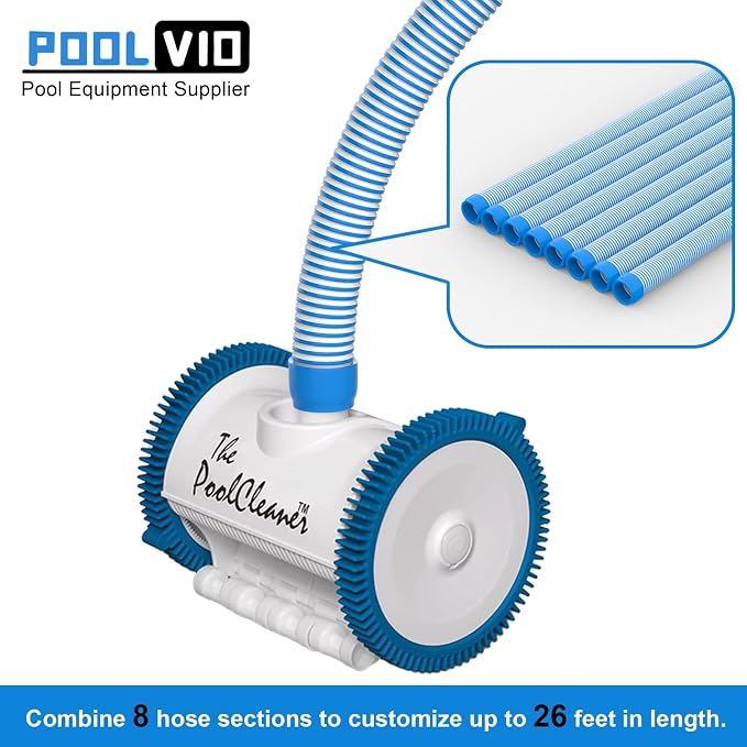 Poolvio Pool Vacuum Hose 26 Feet, 1.5 Inch Cuffs, Compatible - Image 7