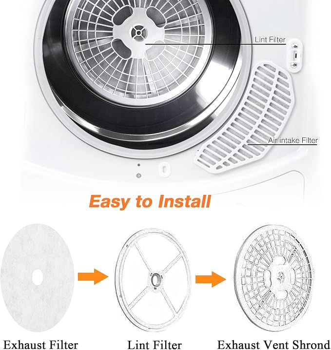 25PCS Cloth Dryer Exhaust Filter - Image 6