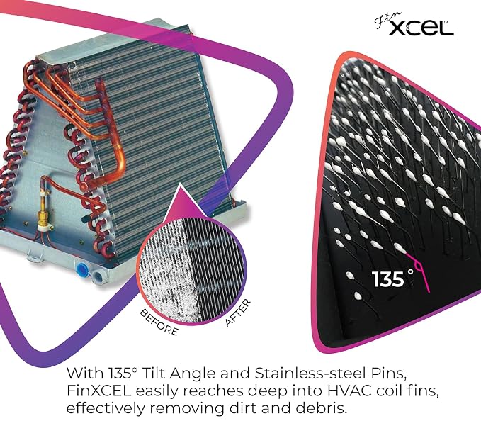 XCEL Advanced HVAC Coil Cleaning Fin Brush - Image 8