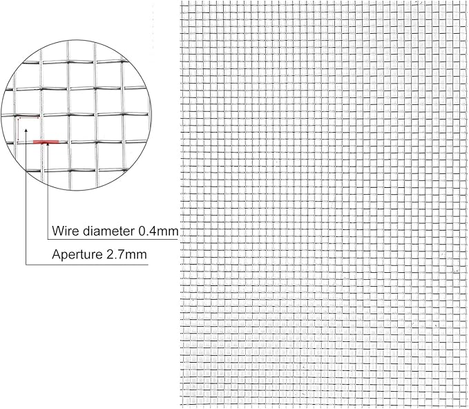 Stainless Steel Woven Wire Mesh, Stainless Steel Wire Metal Mesh Sheets - Image 2