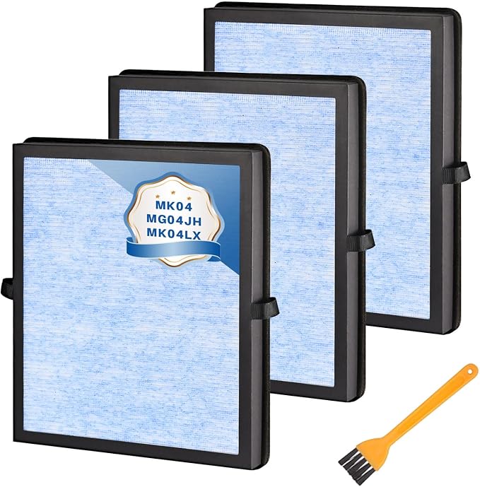 3 Pack MK04 Air Filter Replacement by Fanulter