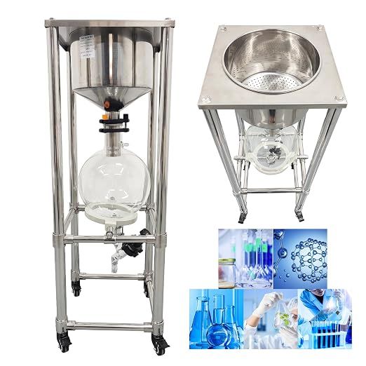 Glass Vacuum Filter Lab Vacuum Filtration Extraction Apparatus by EQCOTWEA