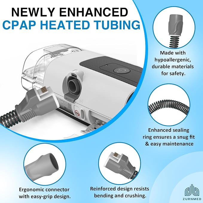 ZURNMED® Climate-Line Air Hose for AirSense 11 & AirCurve 11 – Includes 12 - Image 4