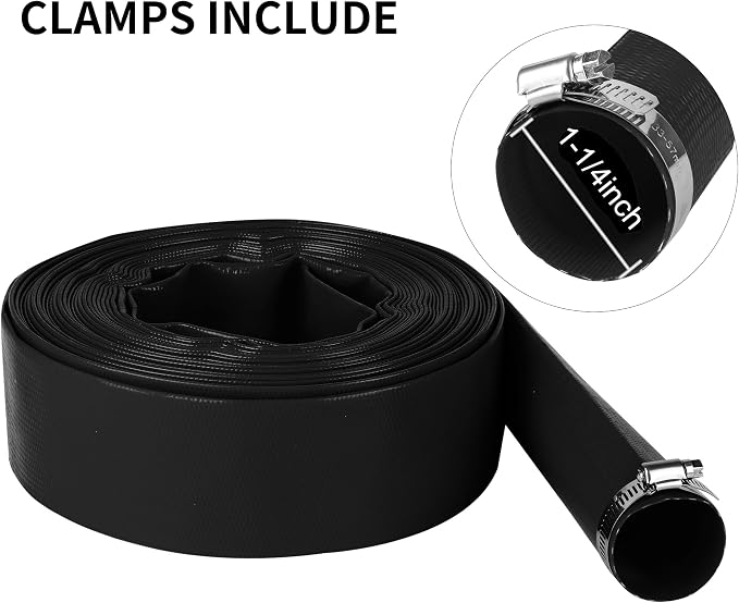 1-1/4" x 50 FT Pool Backwash Hose - Image 3