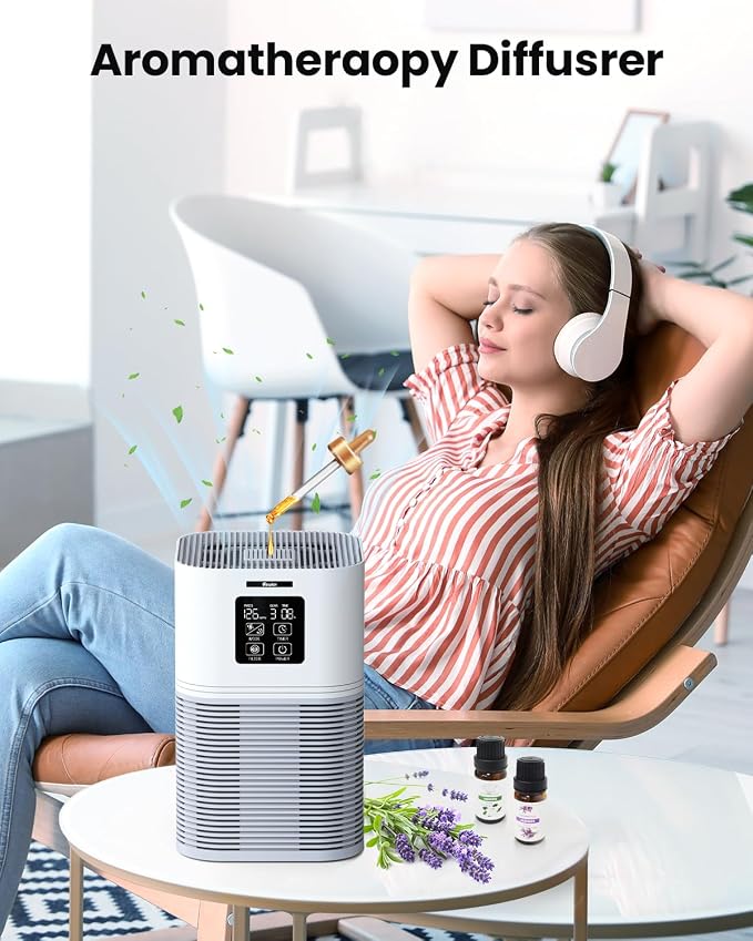 VEWIOR Air Purifiers for Home, Air Purifiers for Large Room up to 1200 sq.ft - Image 4