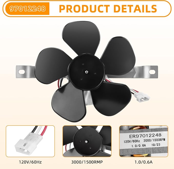 AMI PARTS 97012248 Range Hood Fan Motor Fit - Image 3