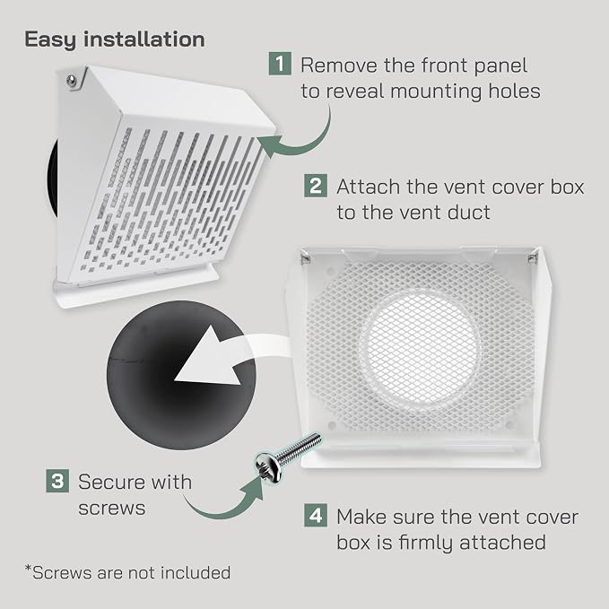 Vent Systems 4" Inch Exhaust Vent Cover - Image 4