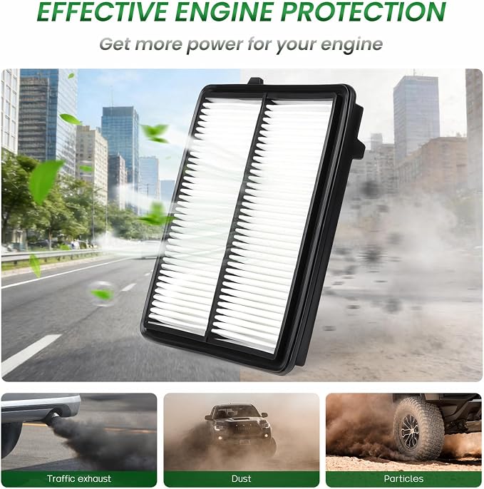 Cabin Engine Air Filter Kit CF11182 CA12605 Fit - Image 5
