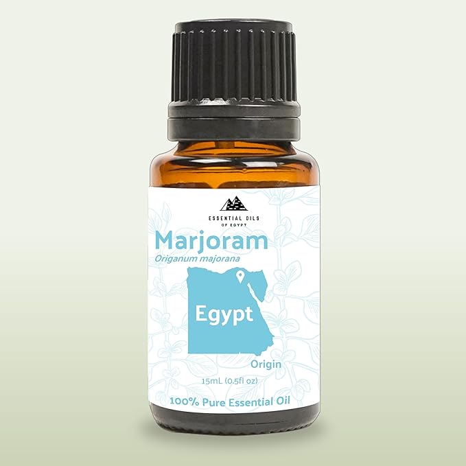 Marjoram Essential Oil - Aceite de Mejorana Direct from Egypt for Massage & Aromatherapy | Premium Therapeutic Grade (2lbs)