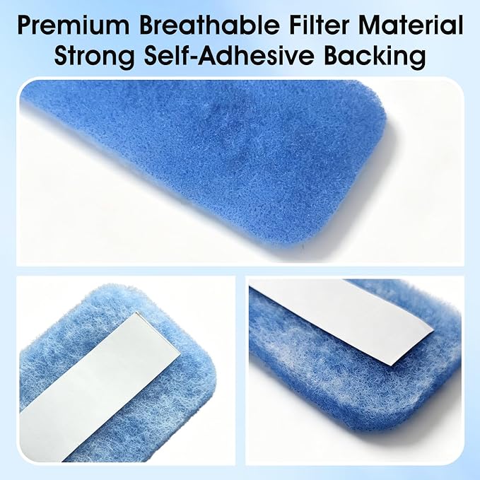 30 Pack Ceiling Fan Filters, Easy-Stick Universal Air Filter - Image 3