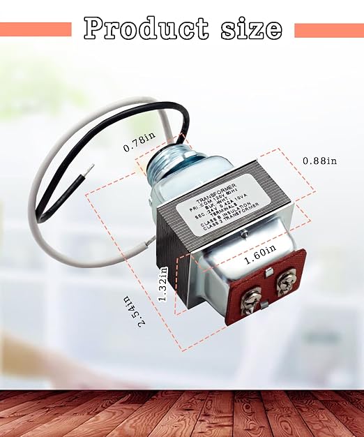 4010 Transformer Fits for Aprilaire 400, 600 Humidifiers, 110V to 24V - Image 2