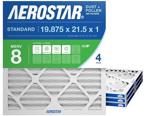 Aerostar 19.875x21.5x1 MERV 8 by AirFiltersDelivered