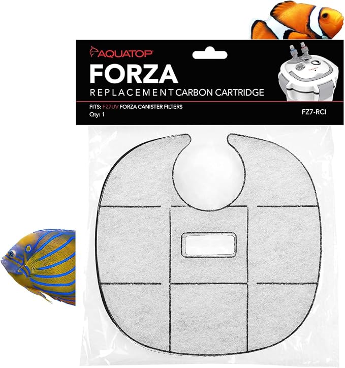 Aquatop Replacement Carbon Cartridges – Fits Forza FZ7 Canister Filters – by AQUATOP
