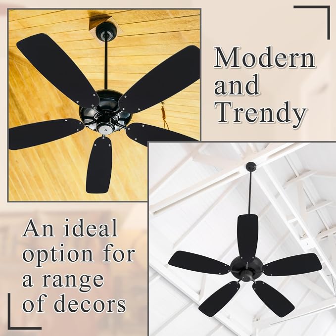 5 Pack Replacement Fan Blades for 42"/52" Ceiling Fan Waterproof Blades - Image 4