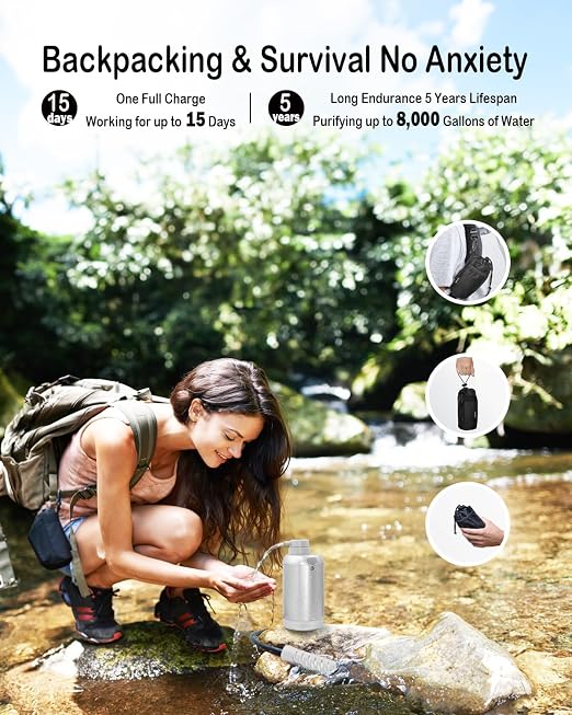 Upgraded Electric Water Filter Camping - Image 6