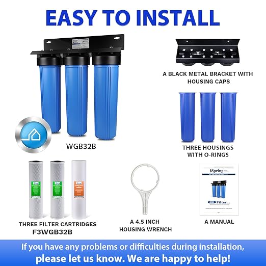 iSpring Whole House Water Filter System, Highly Reduces Sediment, and up to 99% - Image 7