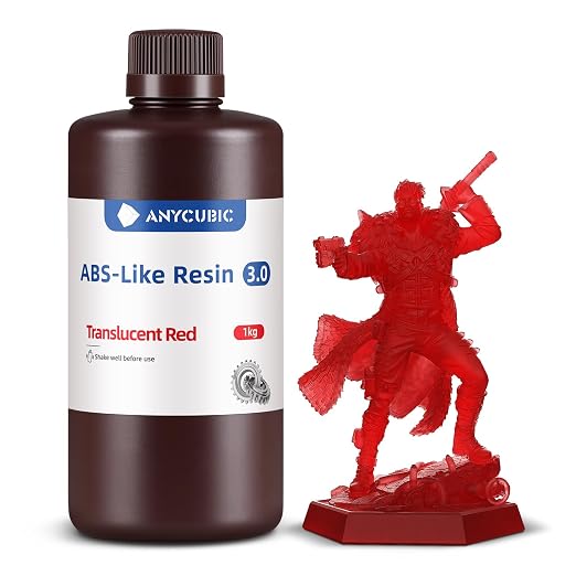 ANYCUBIC ABS-Like Resin 3.0, Upgraded 14K 3D Printer Resin by ANYCUBIC