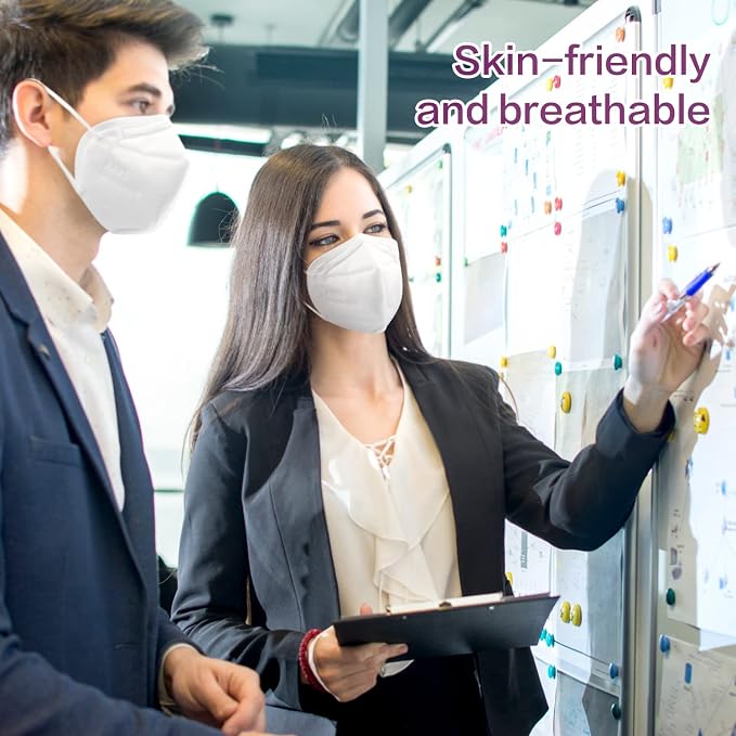 Miuphro KN95 Disposable Face Mask 25 Pack 5-Ply Breathable Safety Masks Against - Image 7