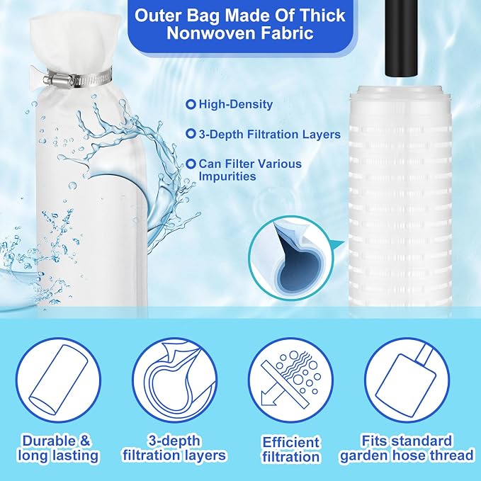 Retisee 2 Pcs 10 Inch Disposable Hose Filter - Image 4