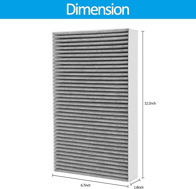 F1 Carbon Allergen Reduction+Odor Removal, HEPA Replacement Filter Compatible - Image 8
