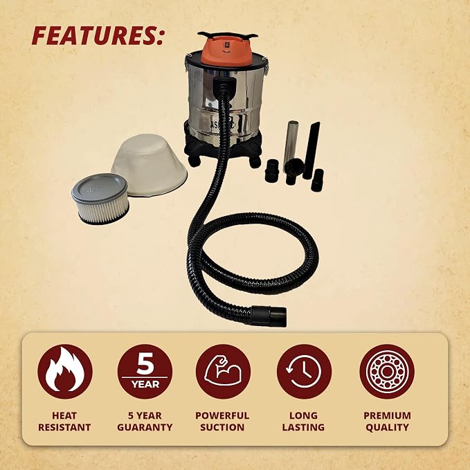Pellethead Ash Vault Pro | 10-Amp Ash Vacuum - Image 3