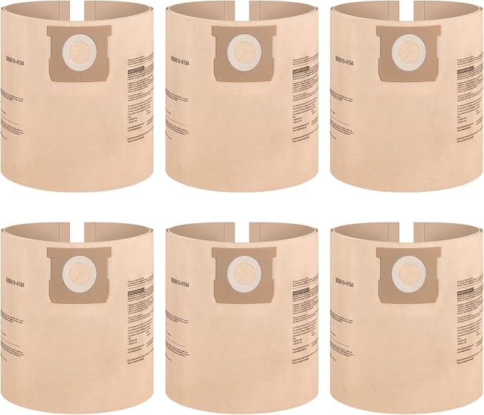 DEWALT DXVA19-4104 Dust Filter Bags, High Efficiency Replacement Bags by DEWALT