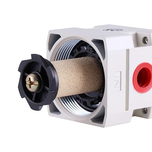 1/4 Inch NPT Air Filter Regulator Combo Piggyback, Air Compressor Water - Image 5