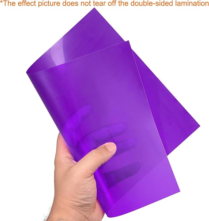 uxcell 4Pcs A4 Gel Light Lighting Filter Overlay Transparent Color Correction - Image 4