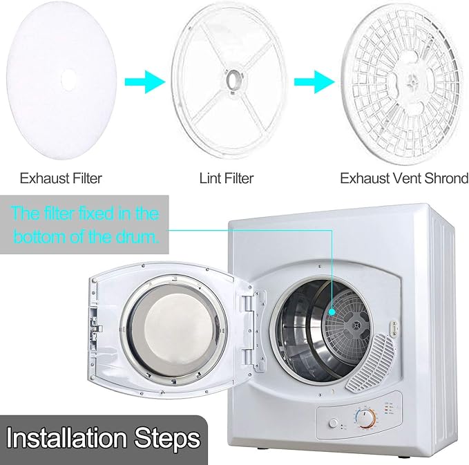 10 PCS Dryer Exhaust Filter for Panda Dryer Filter-365 days QA-Universal Lint - Image 3