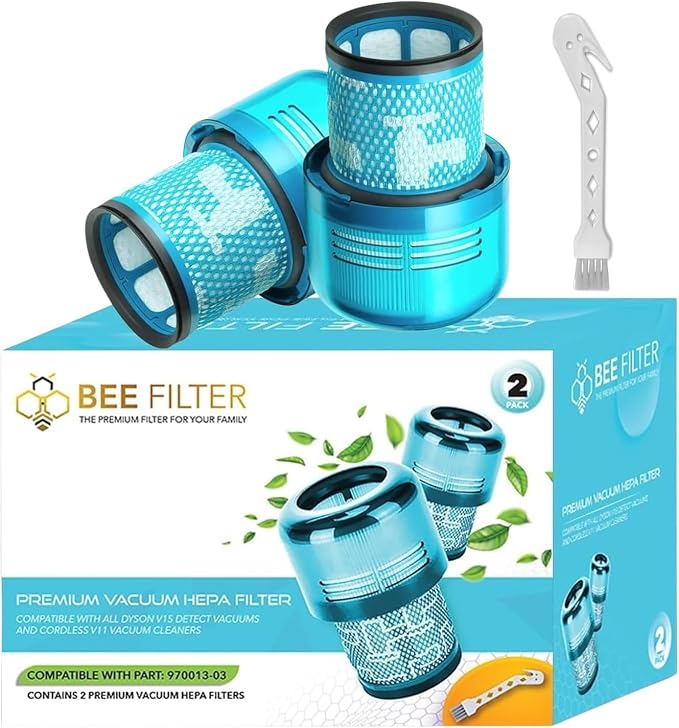 Dyson V15 Filter, V15 Detect Absolute, V15 Submarine, V15 Detect Filter by PremiumVacuumFilterBagsReplacement