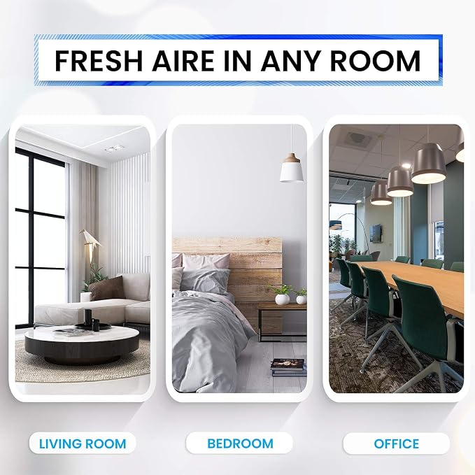 Bluonics Fresh Aire 3-Pack Water Air Washer, Water-Based Air Revitalizer & Room - Image 6