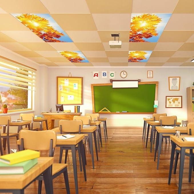 Outus Fluorescent Light Cover Classroom Lighting Cover - Image 6