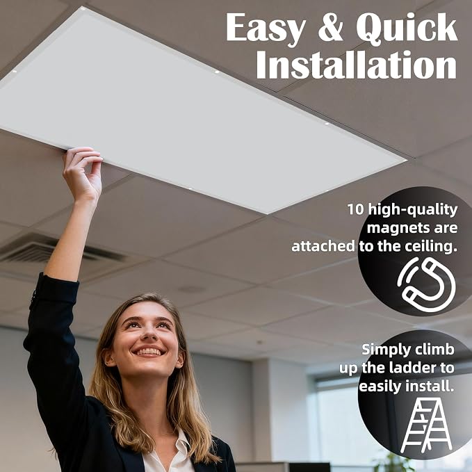 ANGSYLTH 4 Pcs Fluorescent Light Covers - Image 4