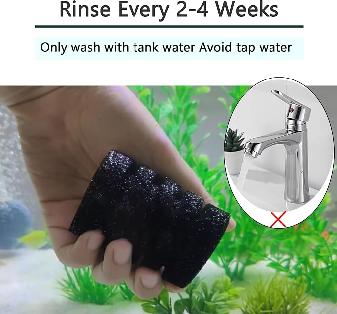 AQUANEAT Aquarium Air Powered Sponge Filter - Image 5