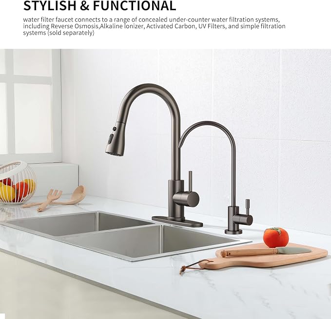 Kitchen Sink Faucet with Pull - Image 7