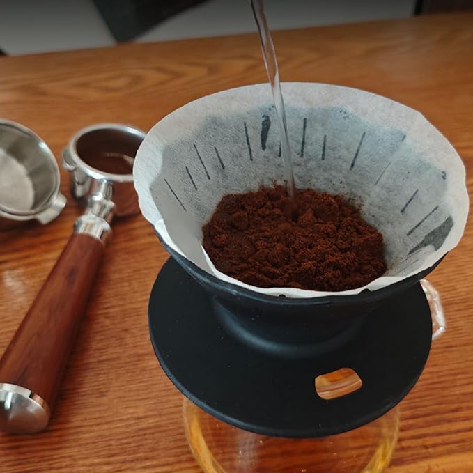 Camping Coffee Filter Pouring Over Dripper Foldable Silicone Basket Portable - Image 7