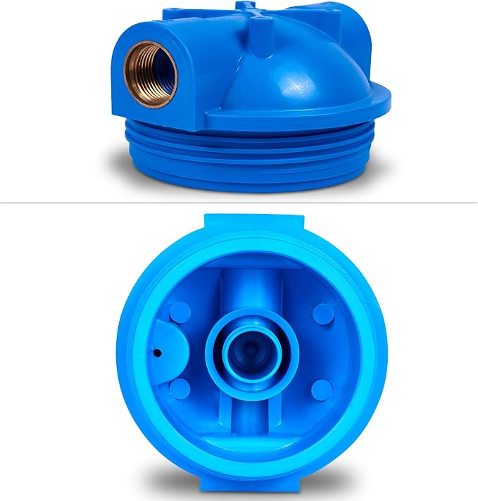 10 inch Transparent Standard Water Filter Housing, Presser Relief Button - Image 5